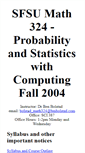 Mobile Screenshot of math324sfsu.bmbolstad.com