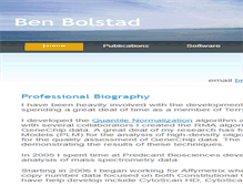 Tablet Screenshot of bmbolstad.com